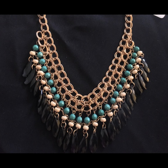 NWT Chunky statement Necklace Tribal - Picture 3 of 3